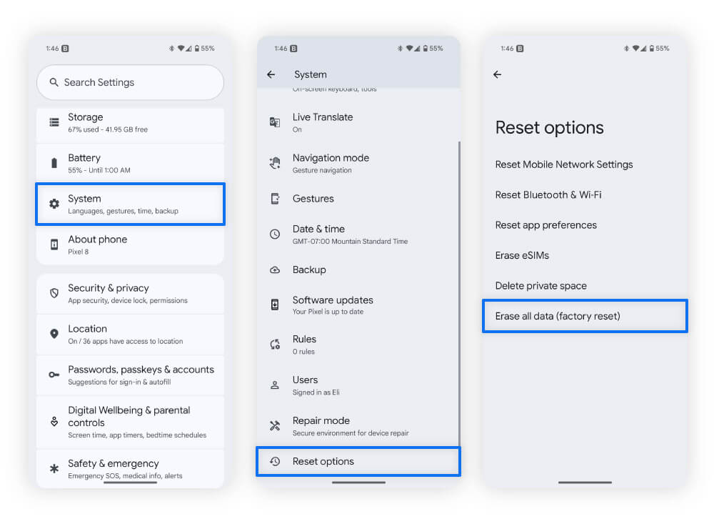 How to factory reset your Android phone to remove viruses as well as all data.
