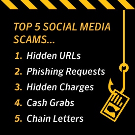 Top 5 Social Media Scams